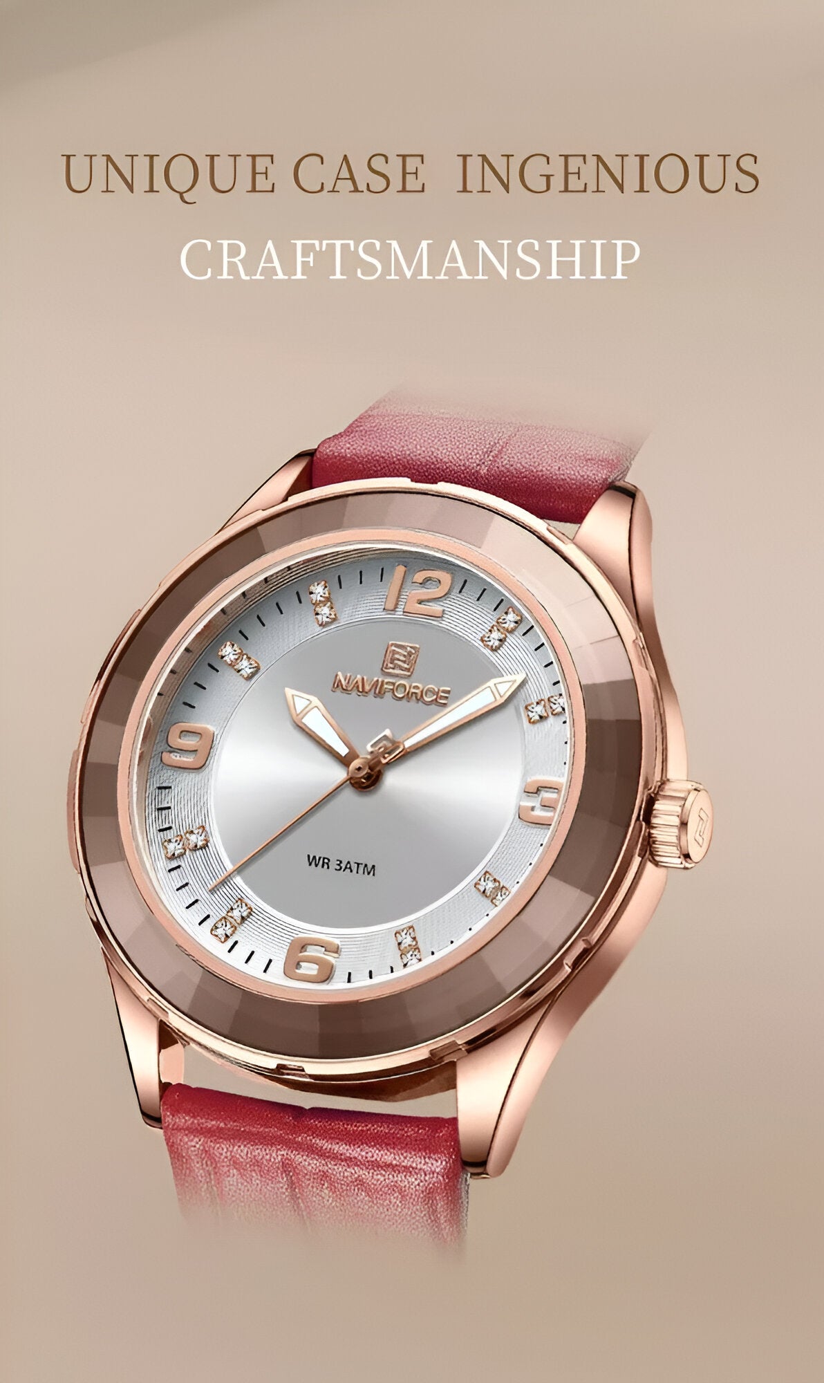 ¡Nuevo! Reloj Naviforce Mujer Nf5040 – Estilo Casual y Elegante en Tu Muñeca