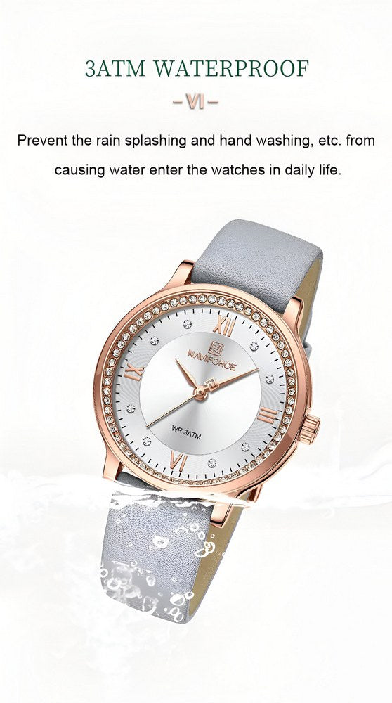 ¡Nuevo! Reloj Naviforce Mujer Nf5036 – Estilo Casual y Elegante en Tu Muñeca