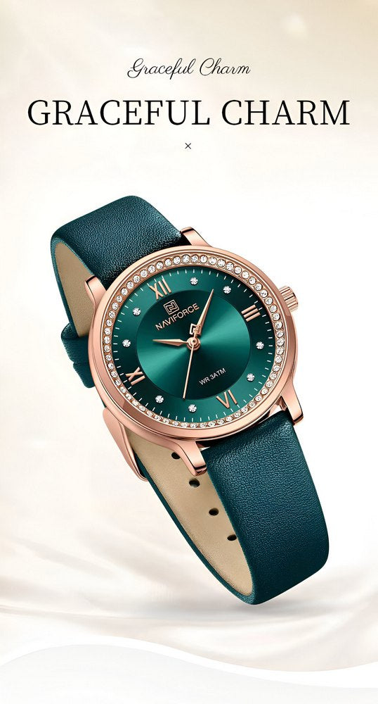 ¡Nuevo! Reloj Naviforce Mujer Nf5036 – Estilo Casual y Elegante en Tu Muñeca