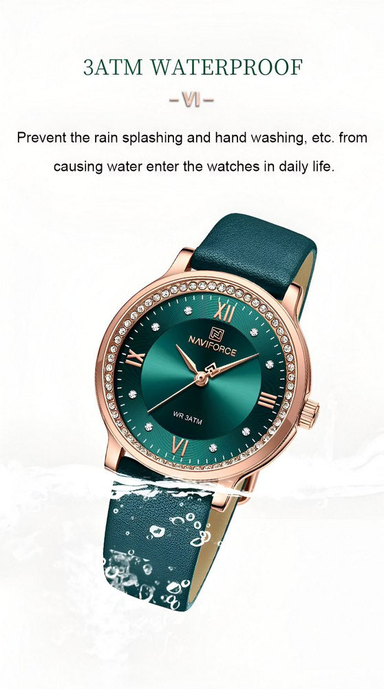 ¡Nuevo! Reloj Naviforce Mujer Nf5036 – Estilo Casual y Elegante en Tu Muñeca