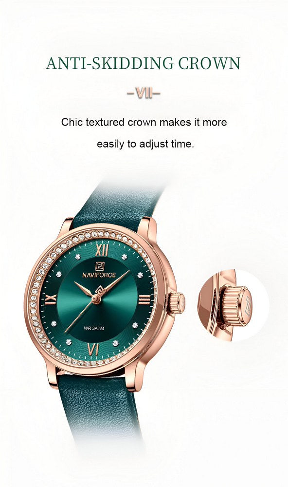 ¡Nuevo! Reloj Naviforce Mujer Nf5036 – Estilo Casual y Elegante en Tu Muñeca