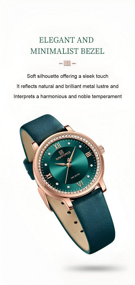¡Nuevo! Reloj Naviforce Mujer Nf5036 – Estilo Casual y Elegante en Tu Muñeca
