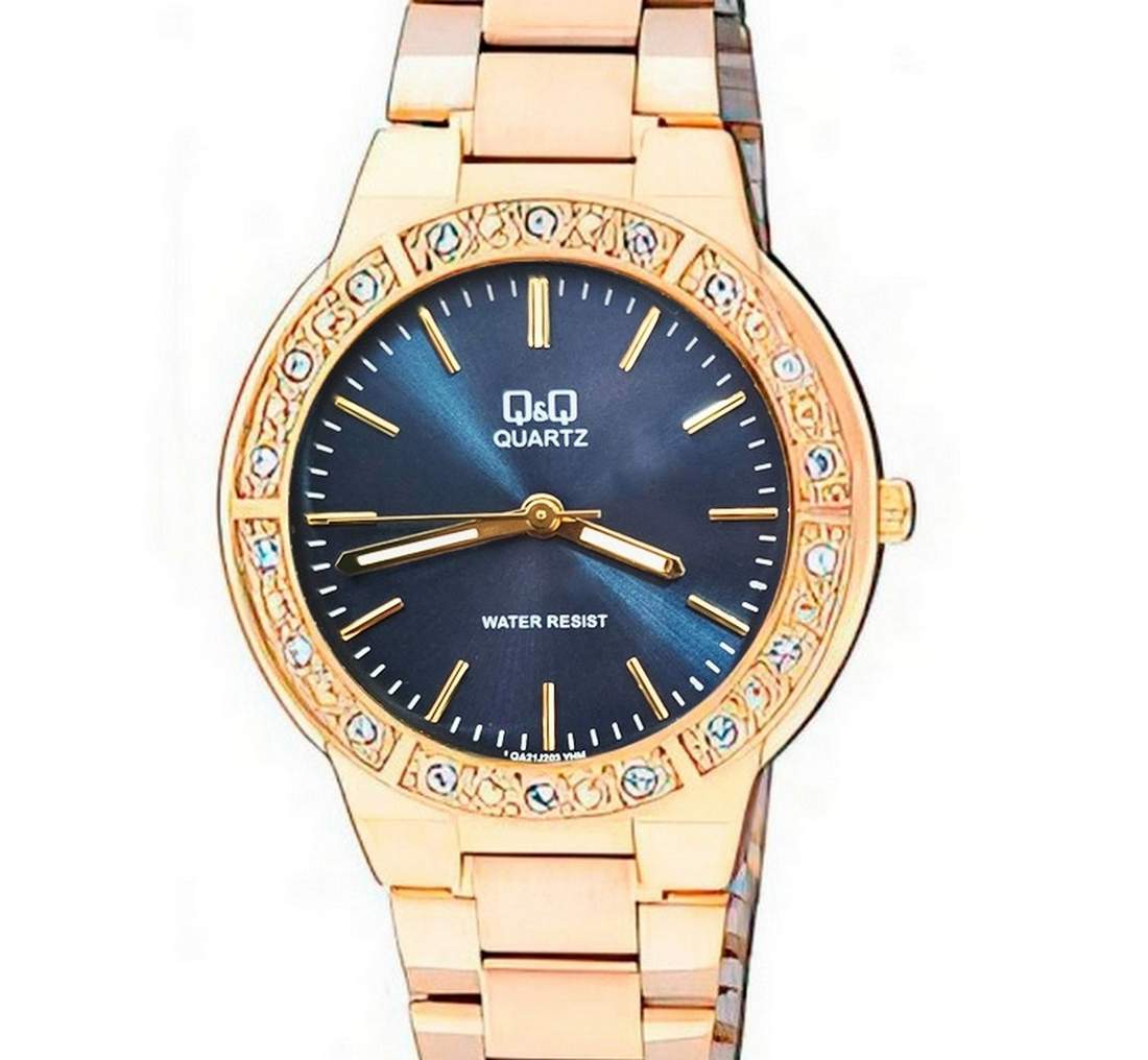 ¡Reloj Q&Q QYQ de Acero Inoxidable para Dama — Elegancia y Durabilidad en tu Muñeca!